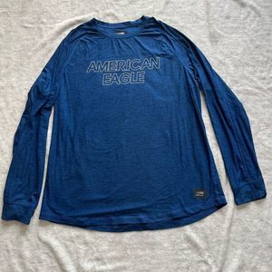 American Eagle Mens Activewear Long Sleeve Shirt